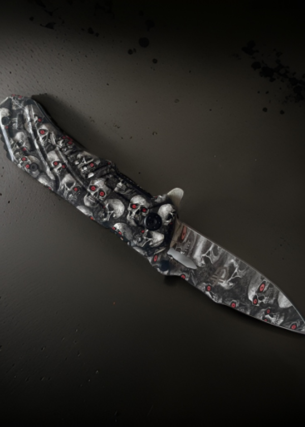 Kuru Kafa Desenli Hediyelik Gerber Çakı 22cm