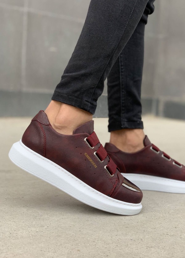 CH251 CBT Mirror Erkek Ayakkabı BORDO