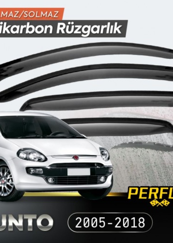 Fiat Punto Grande 2005-2018 Cam Rüzgarlığı V2 Mugen