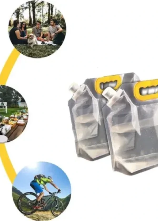 Dayanıklı Plastik İçecek Çantası 1 Litre