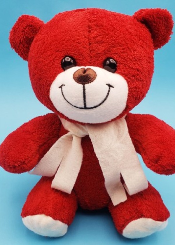 Kırmızı Peluş Oyuncak Ayıcık