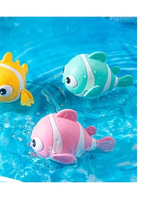 Kurmalı Balık Bebek Banyo Oyuncağı