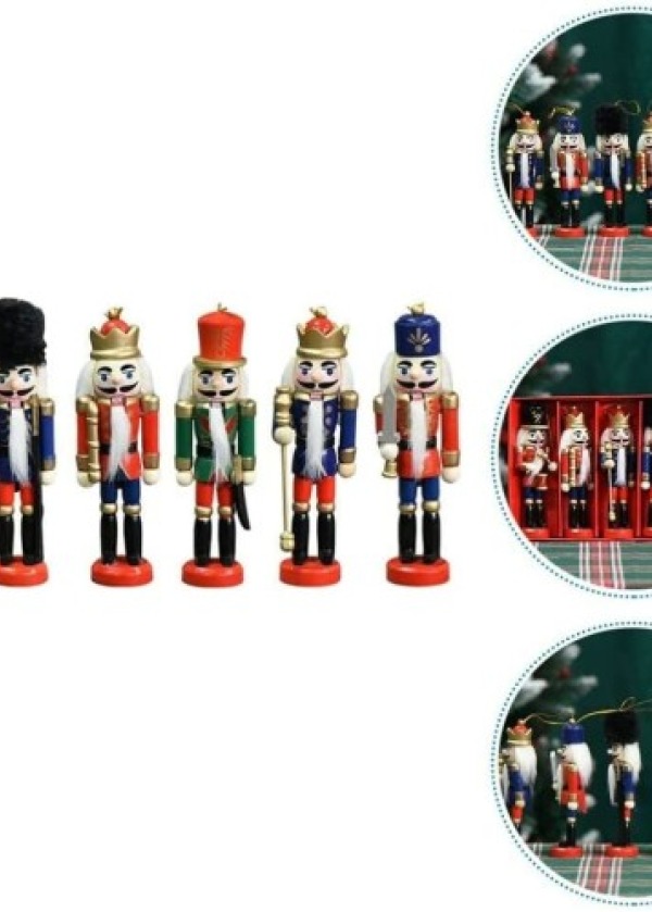 KURŞUN ASKER AHŞAP DEKORATİF EŞYA (6lı SET 13CM)