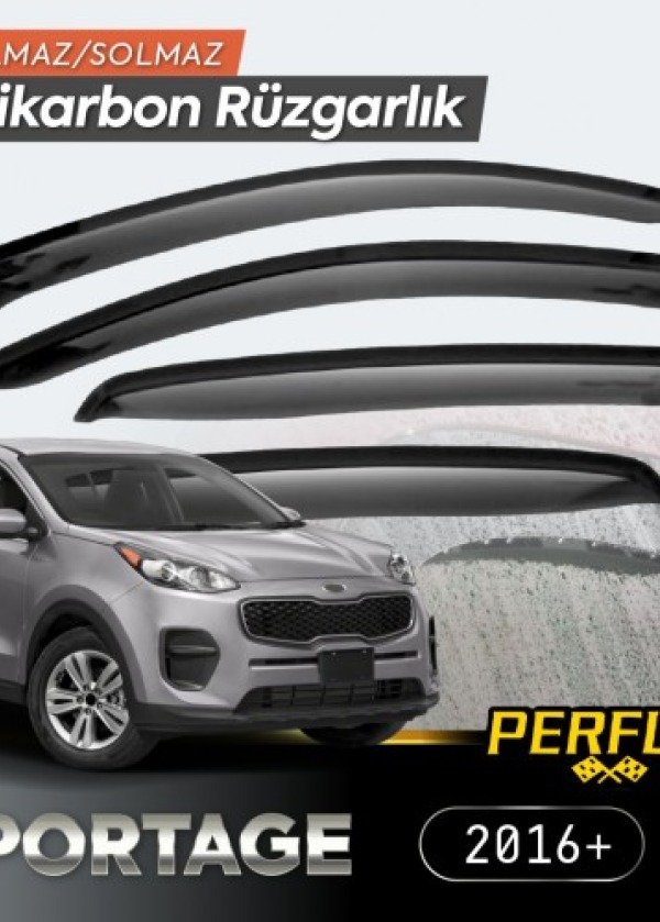 KIA Sportage 2016+ Cam Rüzgarlığı V2 Düz