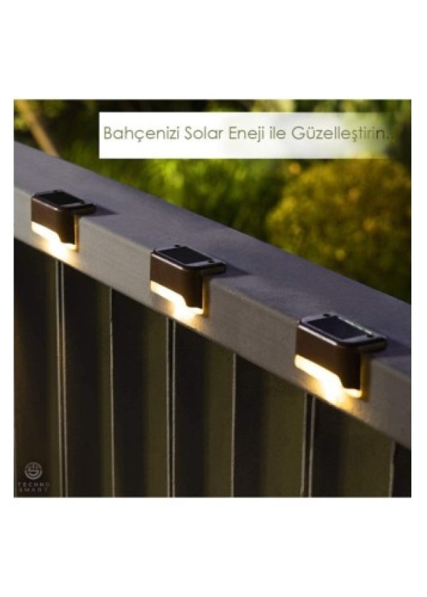 WaterProof Solar Merdiven Lambası 4 Adet