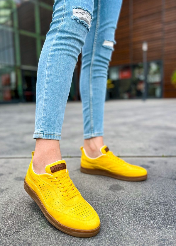 CH157 CKT Retro Erkek Ayakkabı SARI