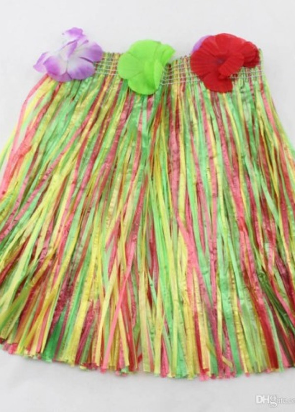 Hawaii Hula Eteği Karışık Renk 40 cm